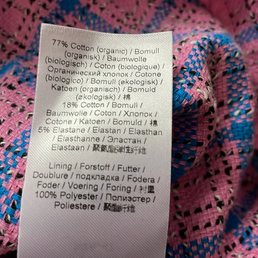 GANNI Pink Check Minidress - Picture 6 of 7
